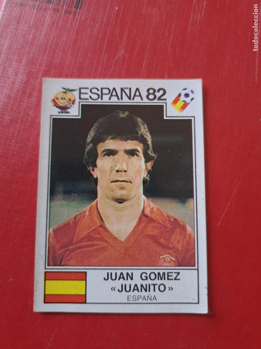 Cromos de F&uacute;tbol: ST N&ordm; 305 JUAN GOMEZ JUANITO SELECCION ESPA&Ntilde;A MUNDIAL ESPA&Ntilde;A 82 1982 PANINI SIN PEGAR