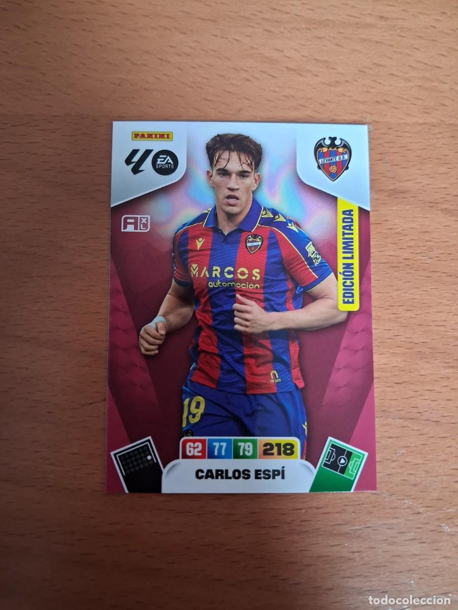 Cromos de F&uacute;tbol: Adrenalyn XL 2025 2026 25 26 La Liga Edici&oacute;n Limitada Levante UD Carlos Esp&iacute;