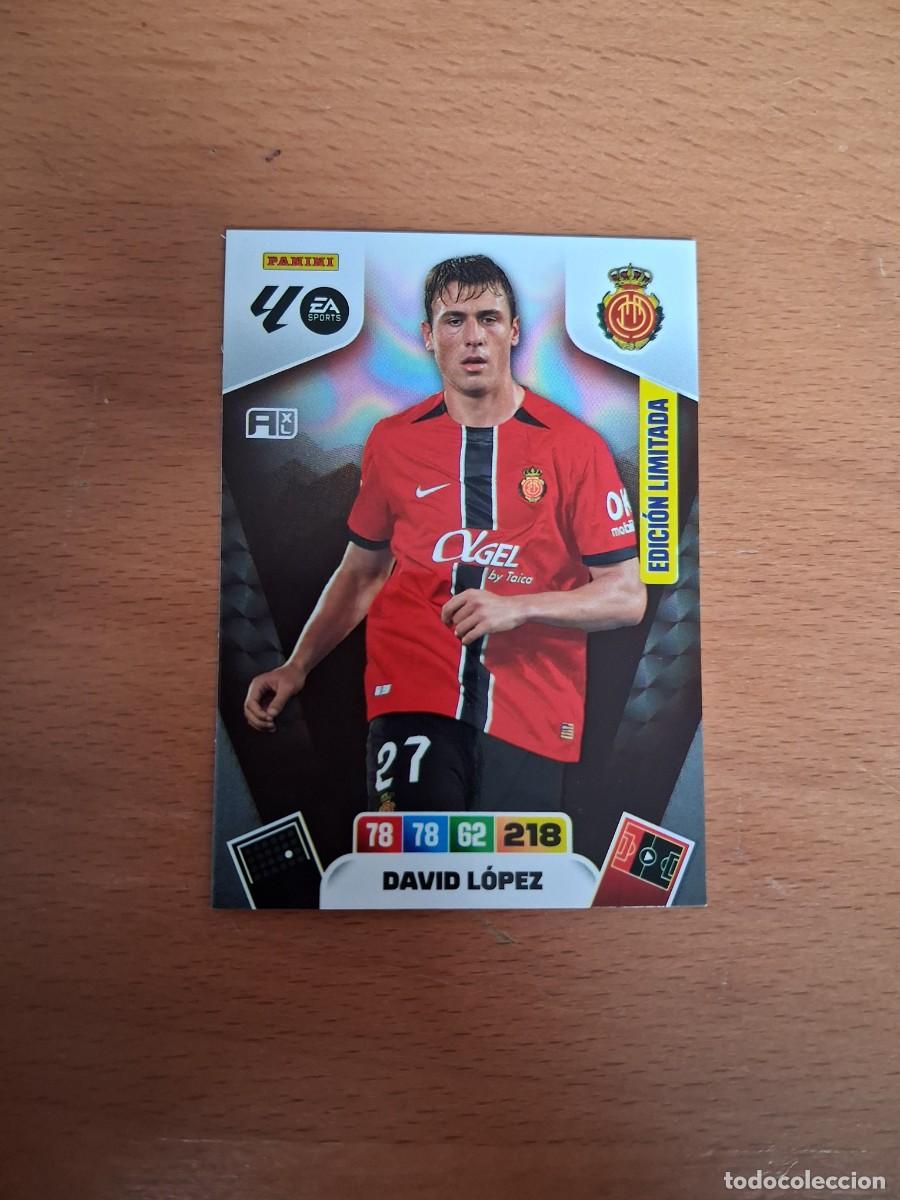 Cromos de F&uacute;tbol: Adrenalyn XL 2025 2026 25 26 La Liga Edici&oacute;n Limitada RCD Mallorca David L&oacute;pez