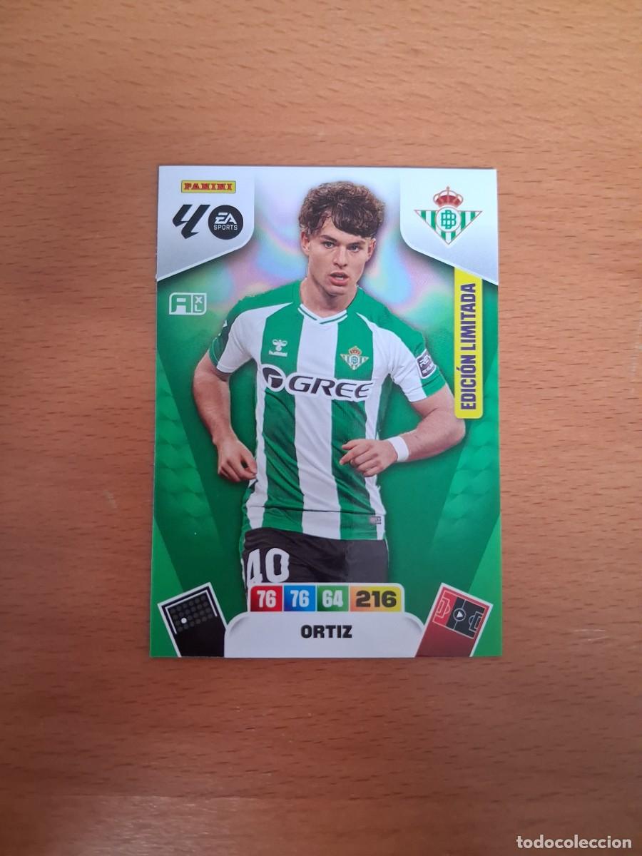Cromos de F&uacute;tbol: Adrenalyn XL 2025 2026 25 26 La Liga Edici&oacute;n Limitada Real Betis Ortiz