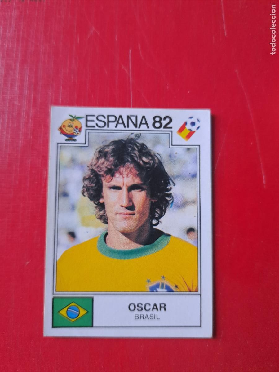 Cromos de F&uacute;tbol: ST N&ordm; 369 OSCAR BRASIL MUNDIAL ESPA&Ntilde;A 82 1982 PANINI SIN PEGAR