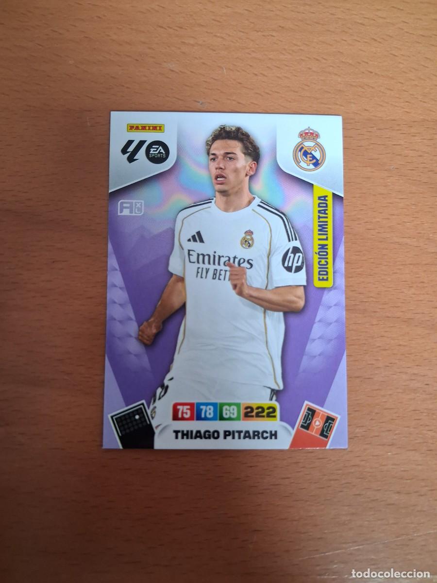 Cromos de F&uacute;tbol: Adrenalyn XL 2025 2026 25 26 La Liga Edici&oacute;n Limitada Real Madrid CF Thiago Pitarch