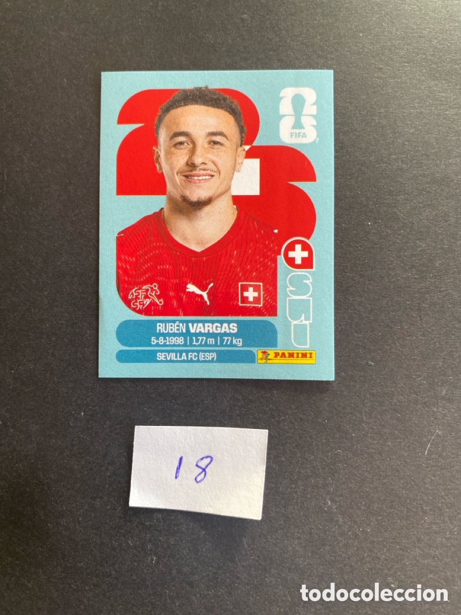 Cromos de F&uacute;tbol: Cromo Suiza Mundial 26 N* 18 nuevo