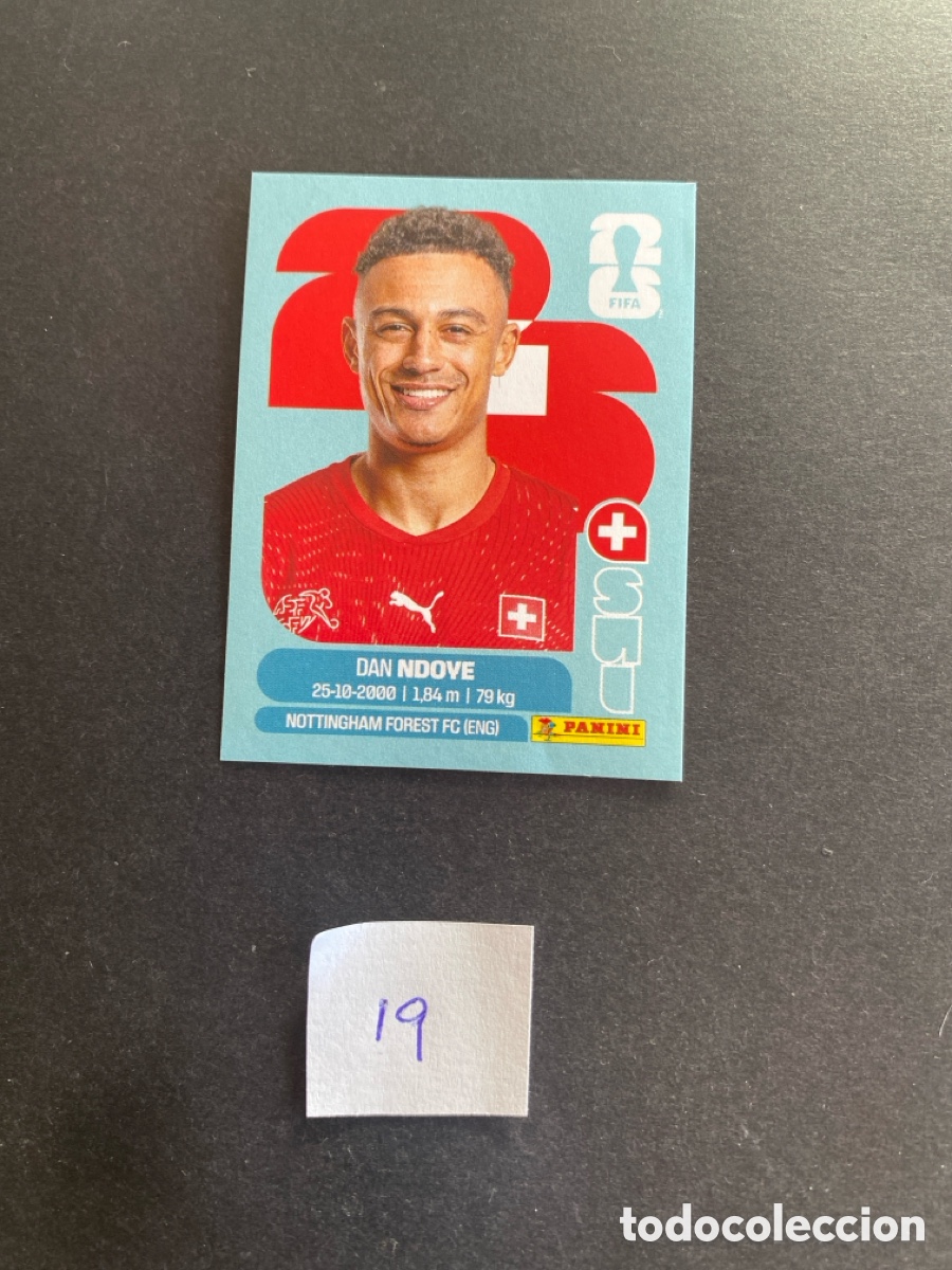 Cromos de F&uacute;tbol: Cromo Suiza Mundial 26 N* 19 nueva