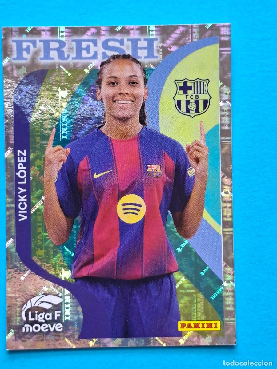 Cromos de F&uacute;tbol: Fresh #380 VICKY L&Oacute;PEZ (FC Barcelona) - Panini LIGA F Meove 2025-26