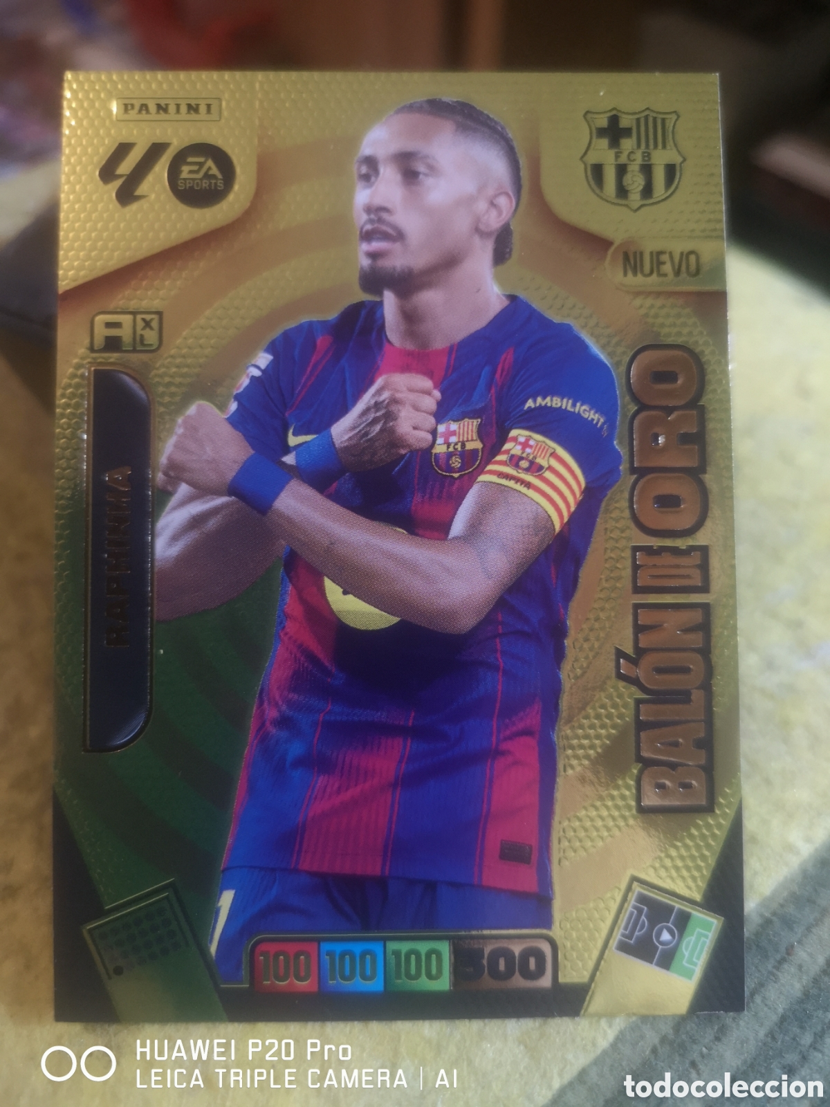 Cromos de F&uacute;tbol: ADRENALYN 2025 2026 NUEVO BALON DE ORO RAPHINHA - BARCELONA
