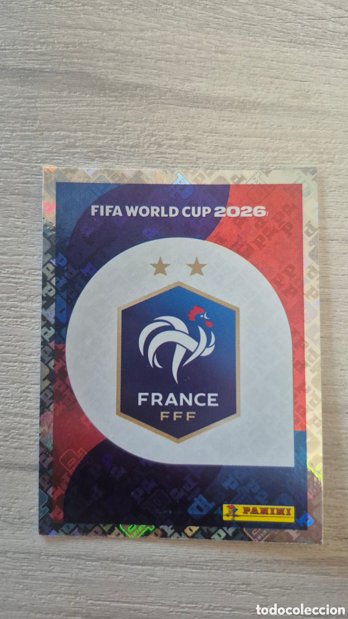 Cromos de F&uacute;tbol: FRA1 Escudo Francia FIFA World Cup 2026