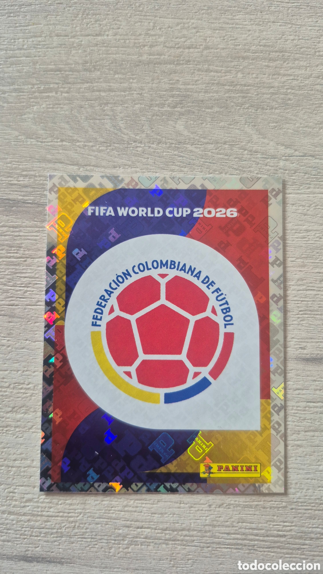 Cromos de F&uacute;tbol: COL1 Escudo Colombia FIFA World Cup 2026