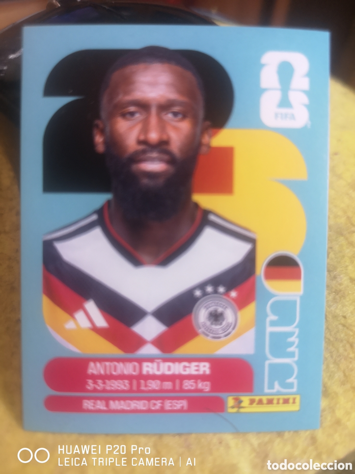 Cromos de F&uacute;tbol: FIFA WORLD CUP MUNDIAL 2026 ANTONIO RUDIGER - GER 6