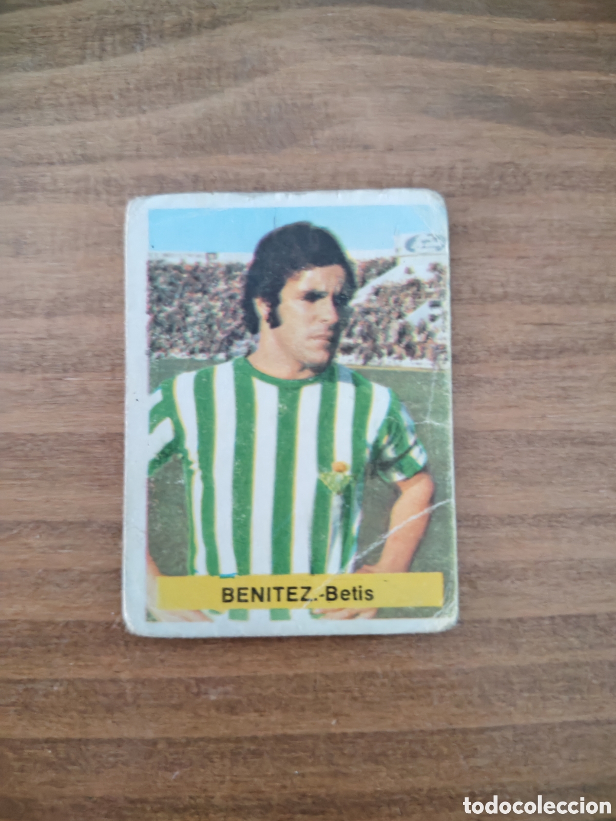 Football Stickers: Fini 75 76 sin pegar dep&oacute;sito MA Real Betis. Ben&iacute;tez LEER
