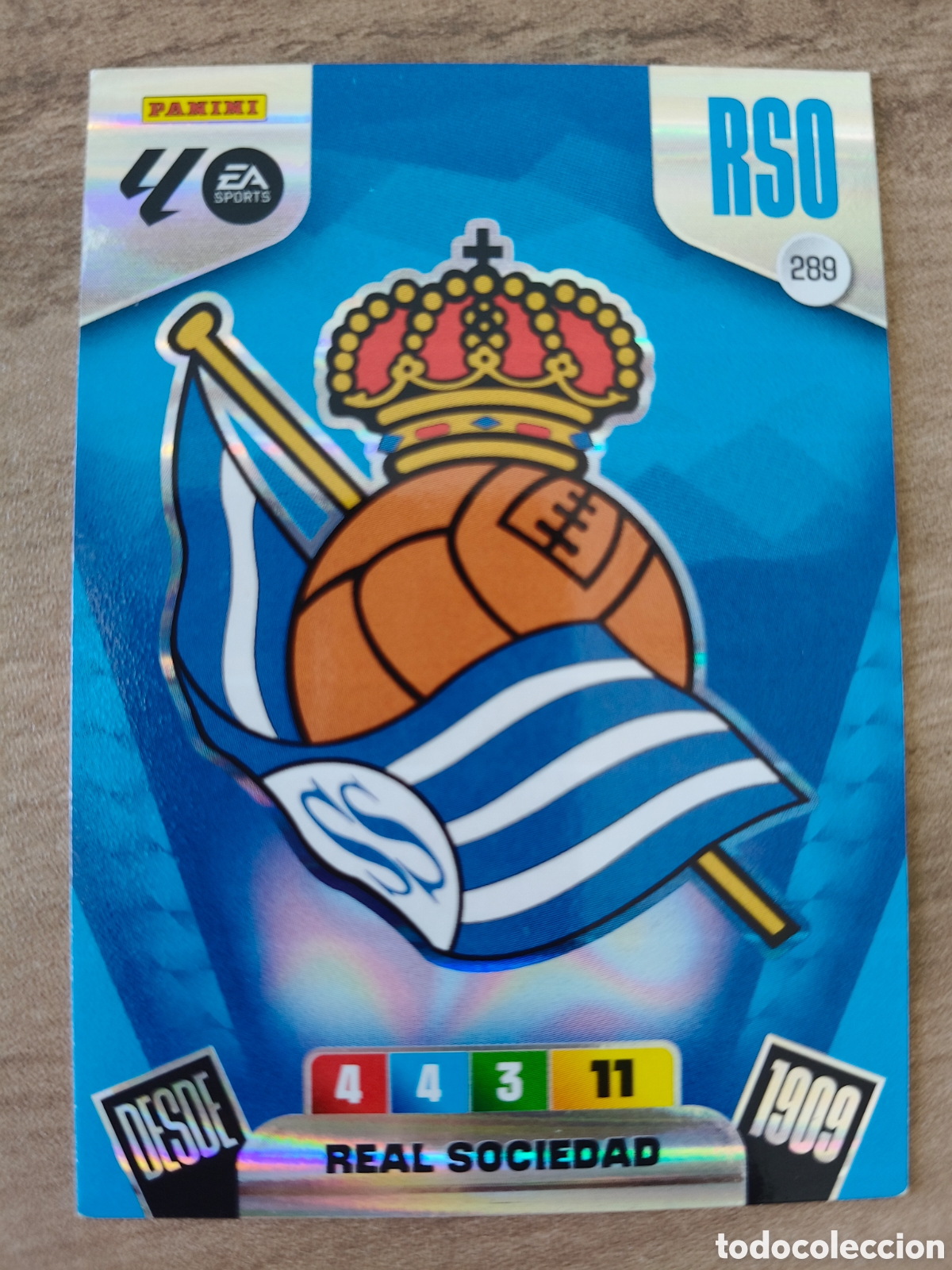 Football Stickers: Escudo 289 Bis Real Sociedad Adrenalyn XL Liga 25 26