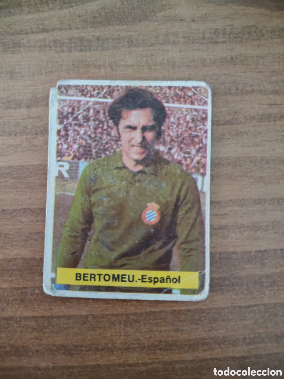 Cromos de F&uacute;tbol: Fini 75 76 sin pegar dep&oacute;sito MA Espa&ntilde;ol Bertomeu LEER