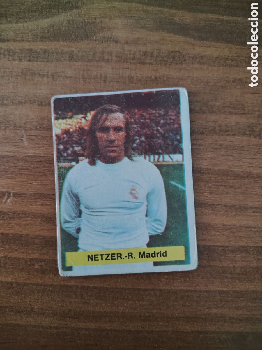 Cromos de F&uacute;tbol: Fini 75 76 sin pegar dep&oacute;sito MA Real Madrid Netzer LEER