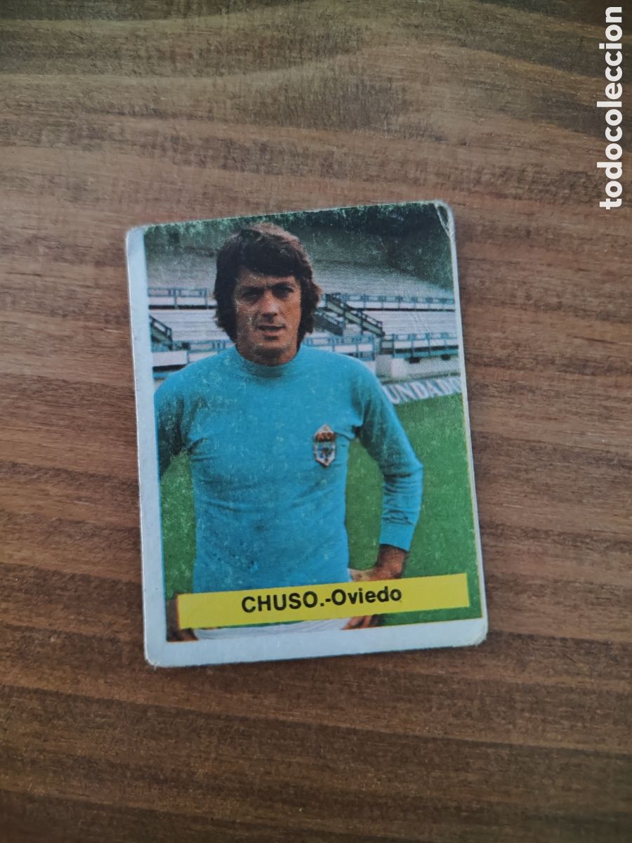 Football Stickers: Fini 75 76 sin pegar dep&oacute;sito MA Oviedo Chuso LEER