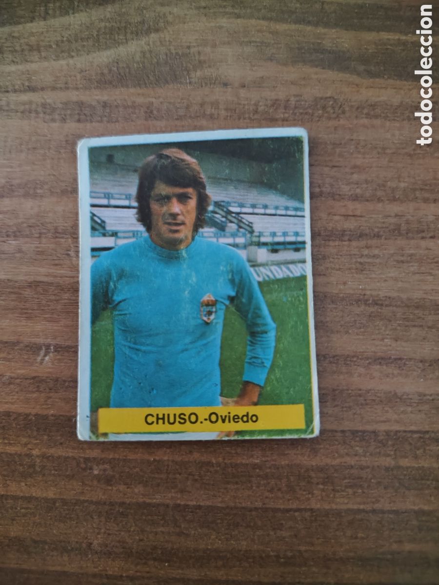 Cartes &agrave; collectionner de Football: Fini 75 76 sin pegar dep&oacute;sito MA Oviedo Chuso LEER