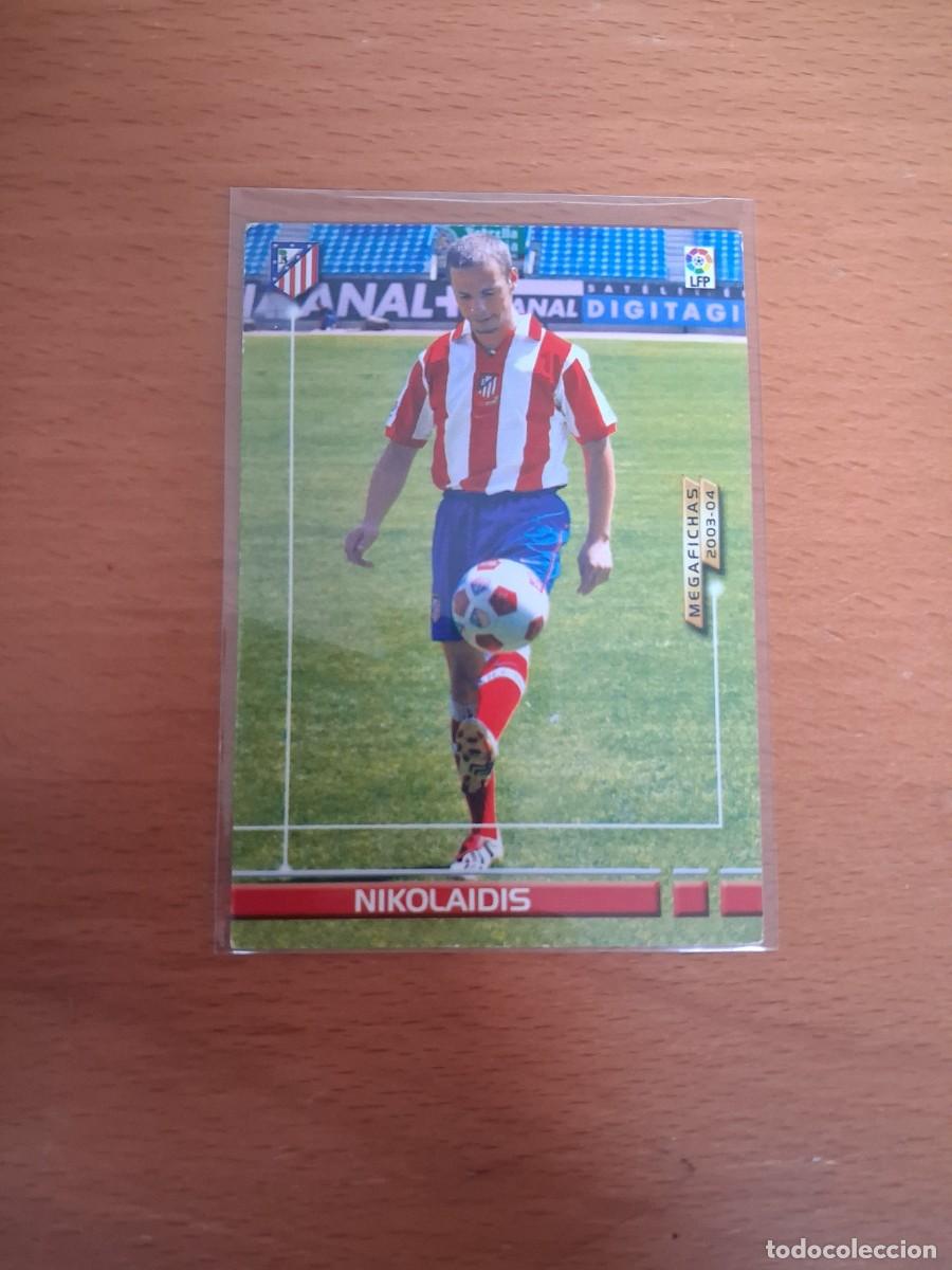 Cromos de F&uacute;tbol: Megafichas 2003 2004 03 04 Atletico de Madrid 52 Nikolaidis