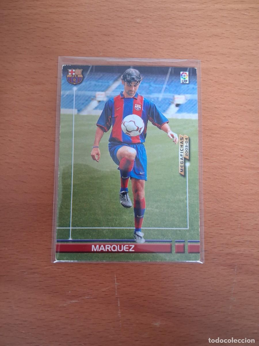 Cromos de F&uacute;tbol: Megafichas 2003 2004 03 04 FC Barcelona 59 Marquez