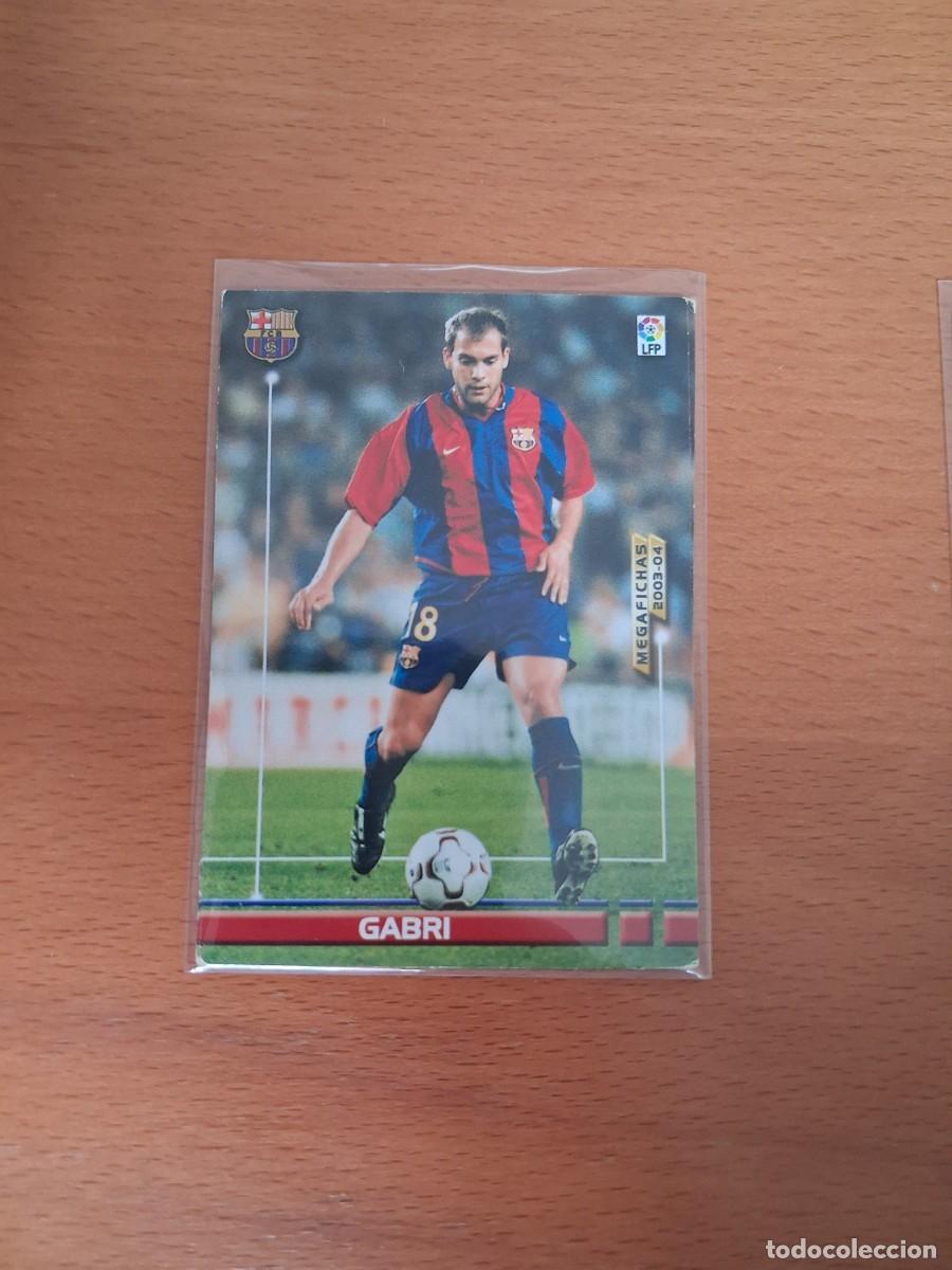 Cromos de F&uacute;tbol: Megafichas 2003 2004 03 04 FC Barcelona 63 Gabri