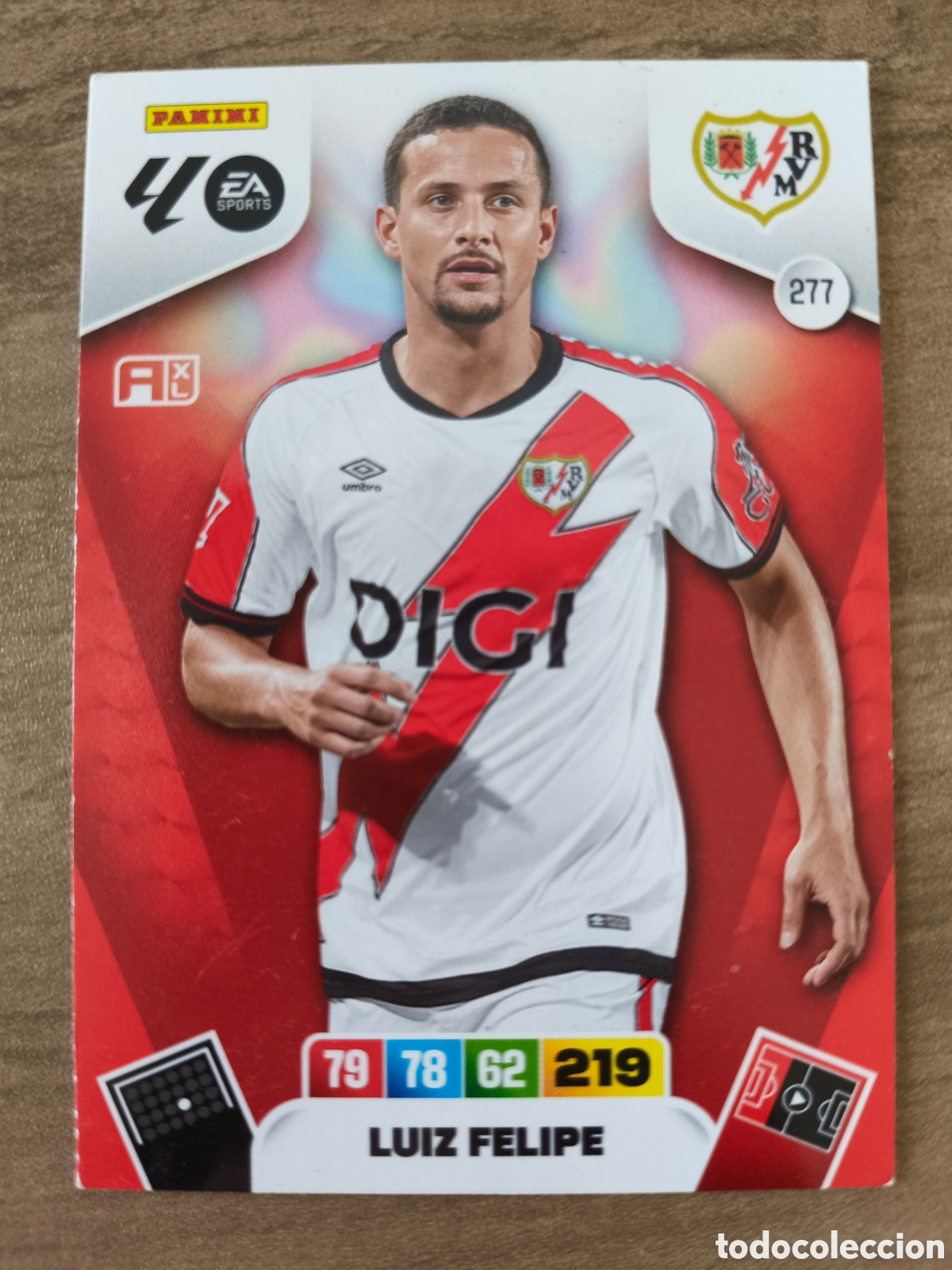 Cromos de F&uacute;tbol: Luiz Felipe 277 Rayo Vallecano Adrenalyn XL Liga 25 26
