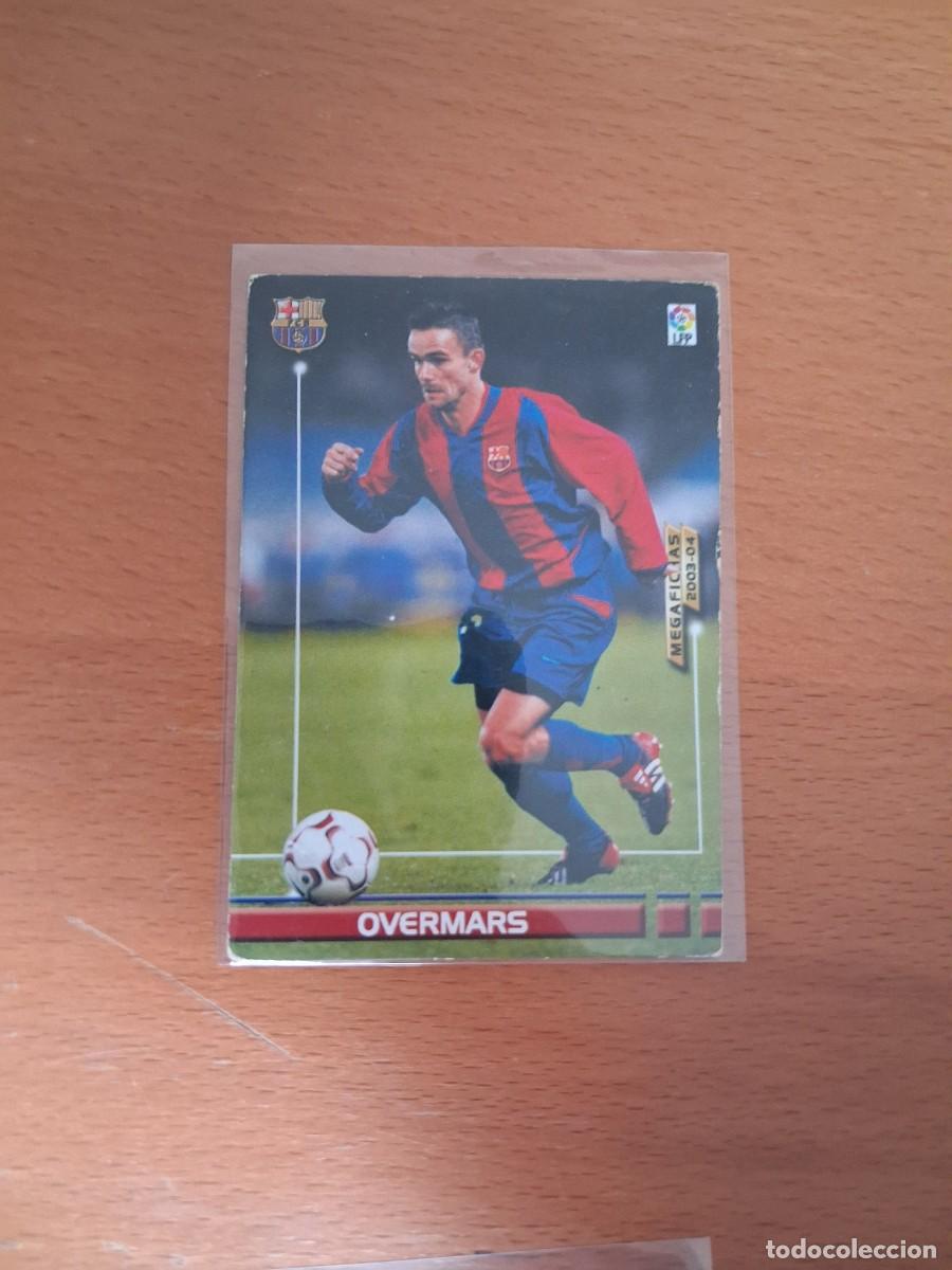Cromos de F&uacute;tbol: Megafichas 2003 2004 03 04 FC Barcelona 72 Overmars