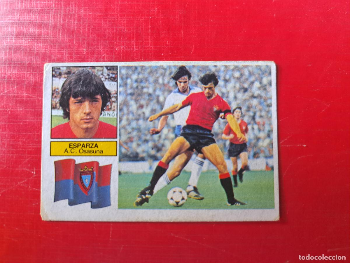Cromos de F&uacute;tbol: ESTE 82-83 1982 1983 ESPARZA OSASUNA NUNCA PEGADO