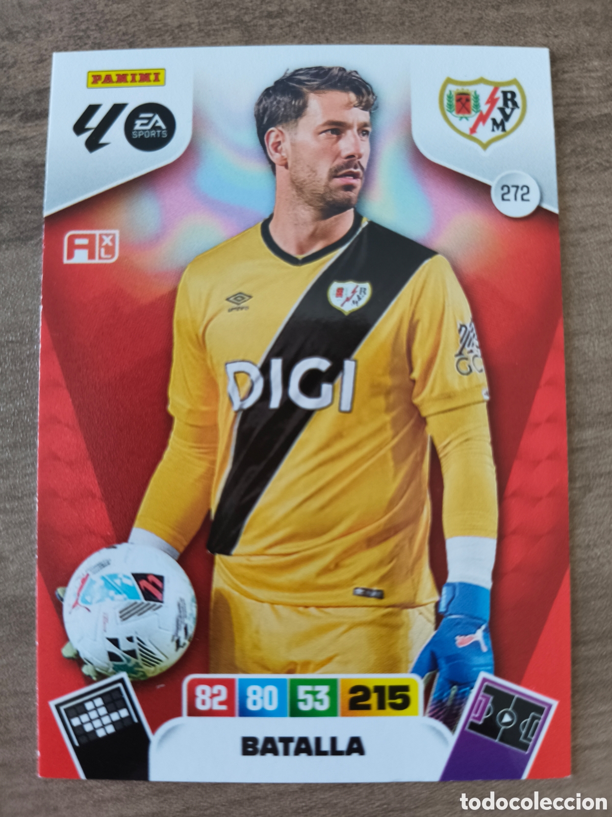 Cromos de F&uacute;tbol: Batalla 272 Rayo Vallecano Adrenalyn XL Liga 25 26