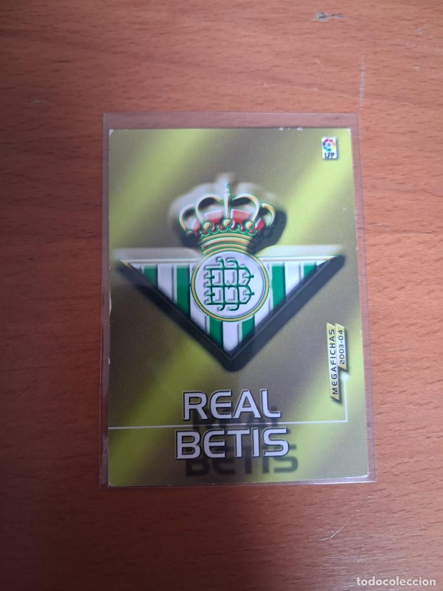 Cromos de F&uacute;tbol: Megafichas 2003 2004 03 04 Real Betis 73 Escudo