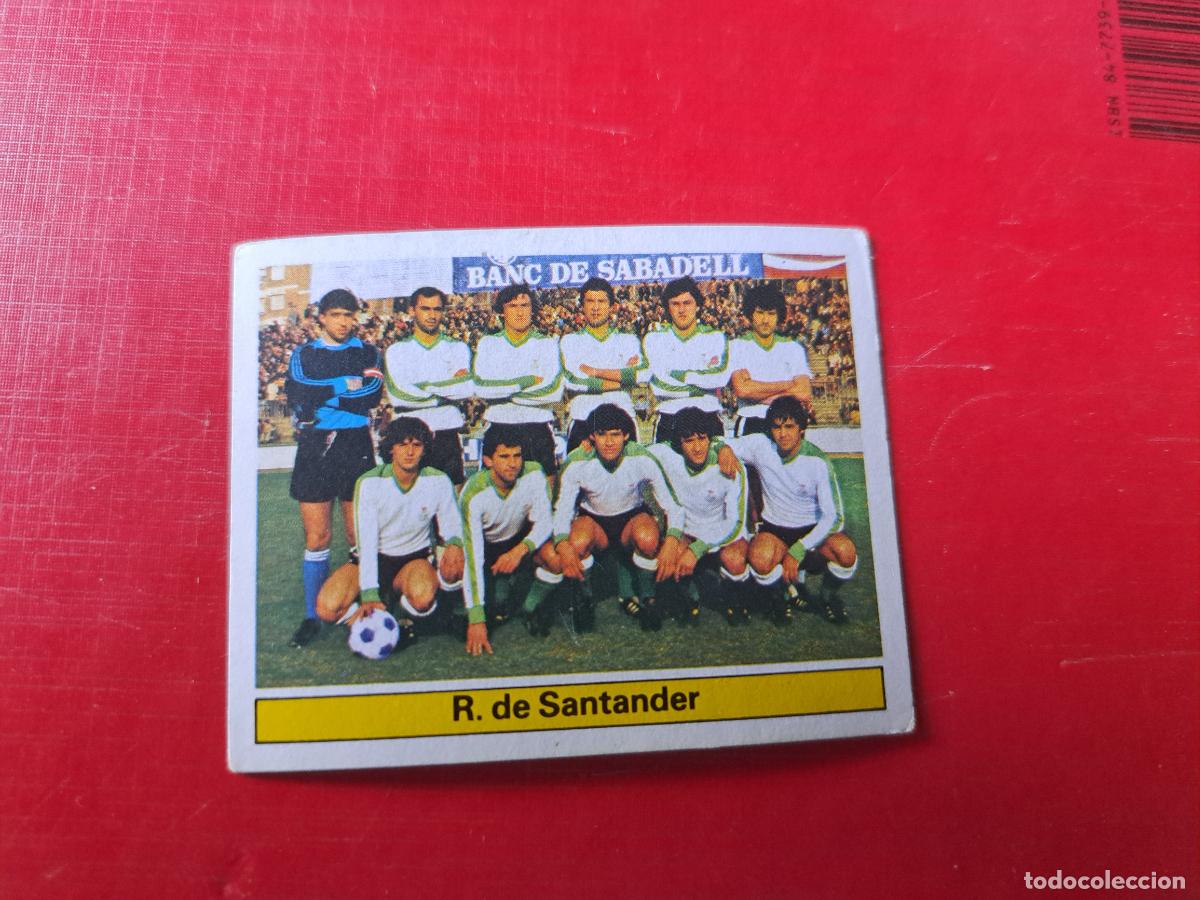 Cromos de F&uacute;tbol: ESTE 81 82 1981 1982 ALINEACION RACING SANTANDER NUNCA PEGADO