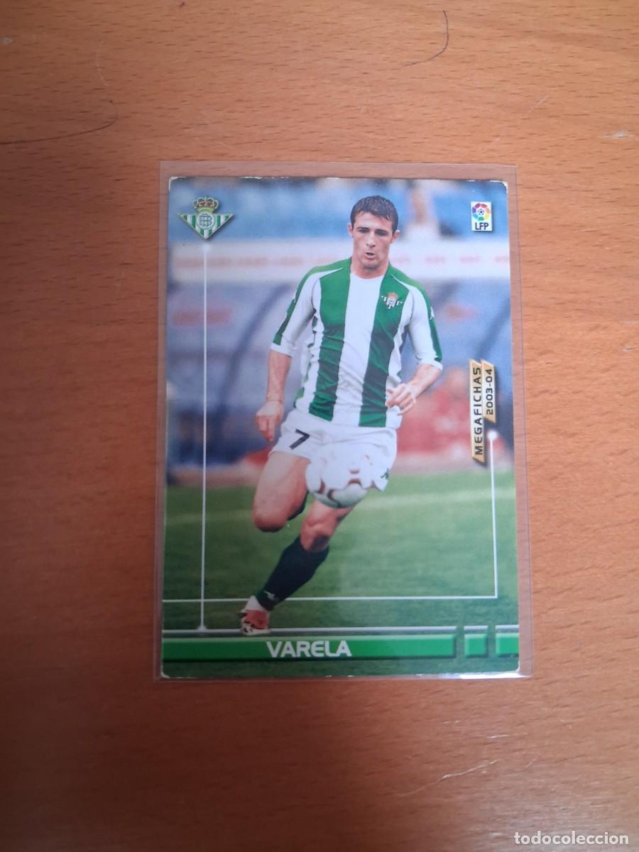 Cromos de F&uacute;tbol: Megafichas 2003 2004 03 04 Real Betis 75 Varela