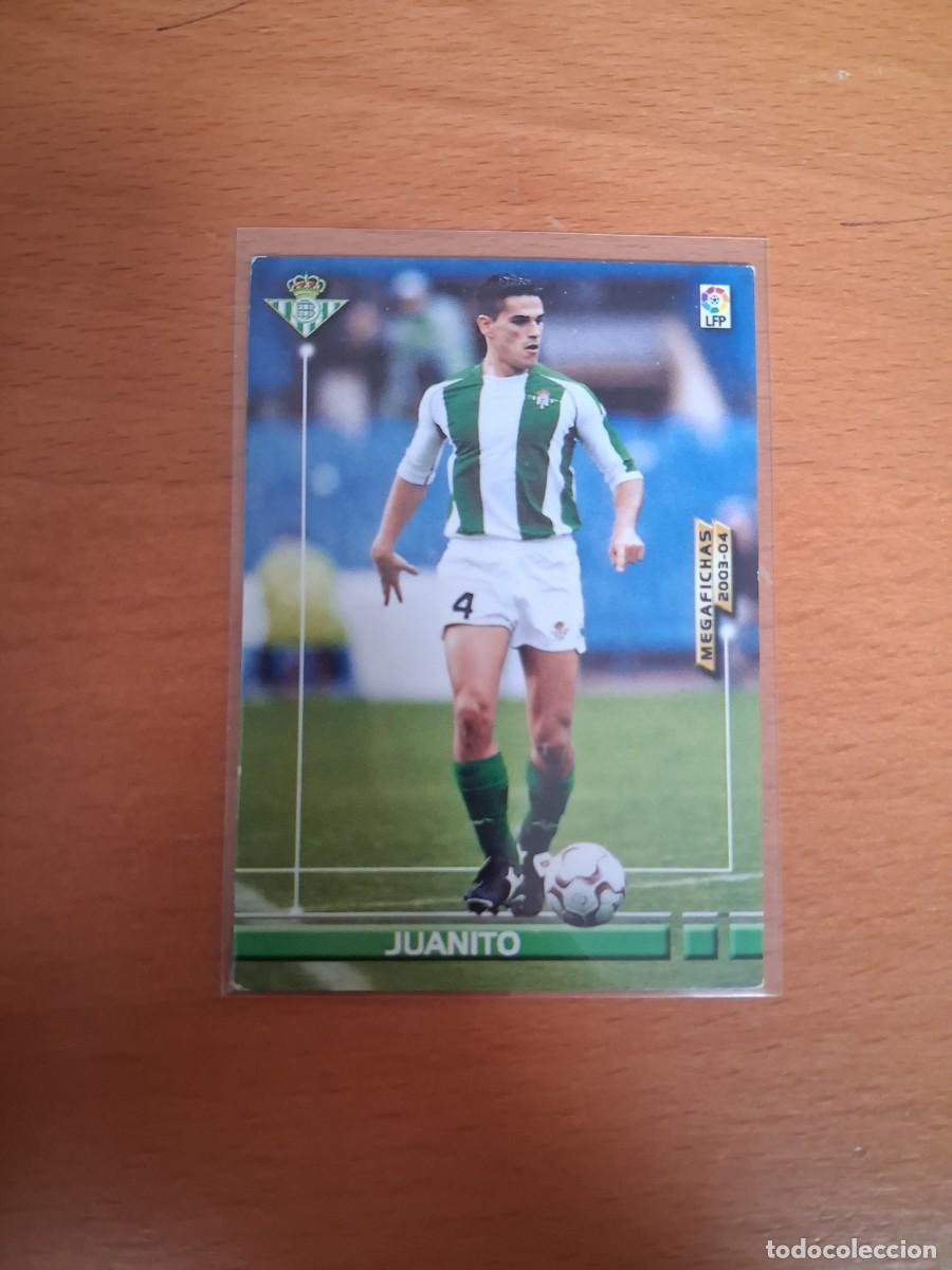 Cromos de F&uacute;tbol: Megafichas 2003 2004 03 04 Real Betis 77 Juanito