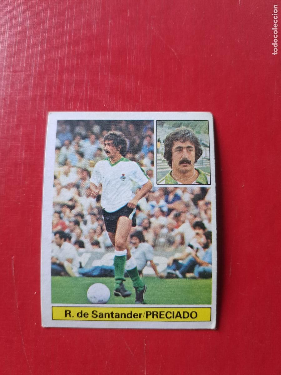 Cromos de F&uacute;tbol: ESTE 81 82 1981 1982 PRECIADO RACING SANTANDER NUNCA PEGADO