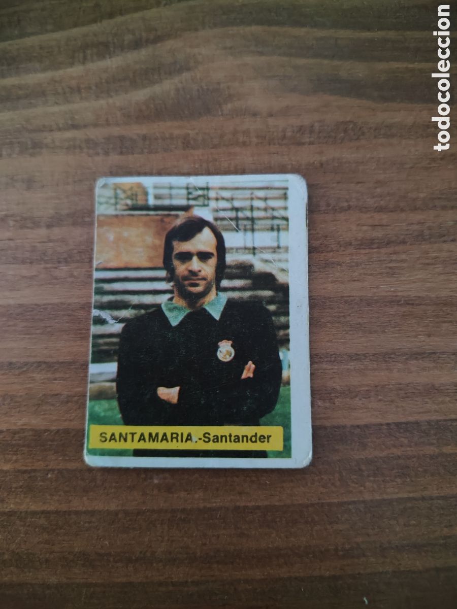 Cromos de F&uacute;tbol: Fini 75 76 sin pegar dep&oacute;sito MA Racing Santander Santamar&iacute;a LEER