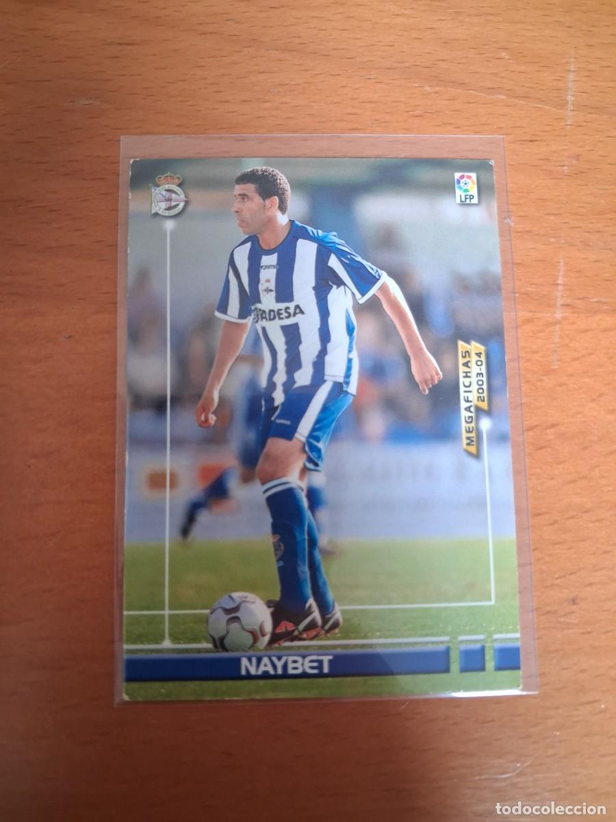 Cromos de F&uacute;tbol: Megafichas 2003 2004 03 04 RC Deportivo de la Coru&ntilde;a 113 Naybet