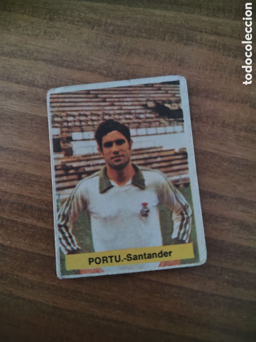 Cromos de F&uacute;tbol: Fini 75 76 sin pegar dep&oacute;sito MA Racing Santander Portu LEER