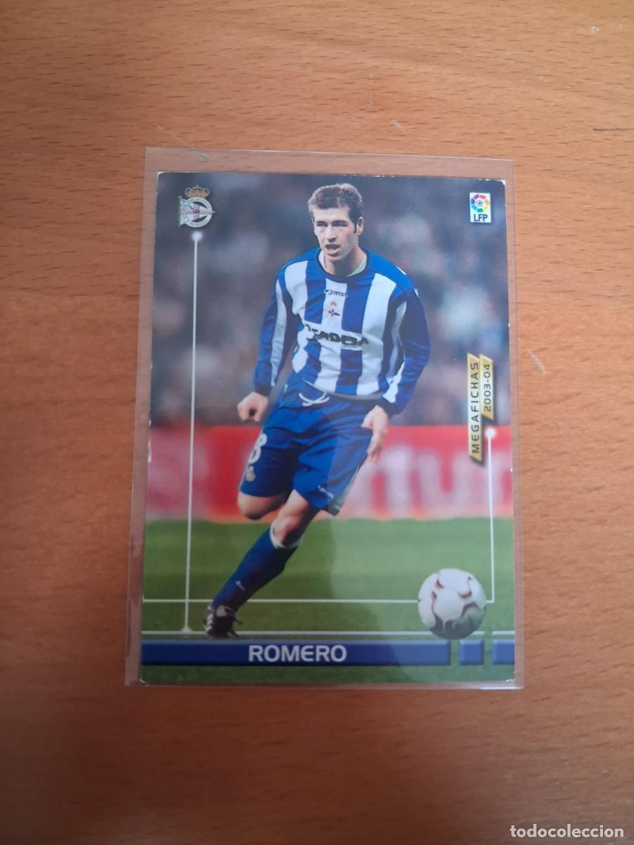 Cromos de F&uacute;tbol: Megafichas 2003 2004 03 04 RC Deportivo de la Coru&ntilde;a 116 Romero