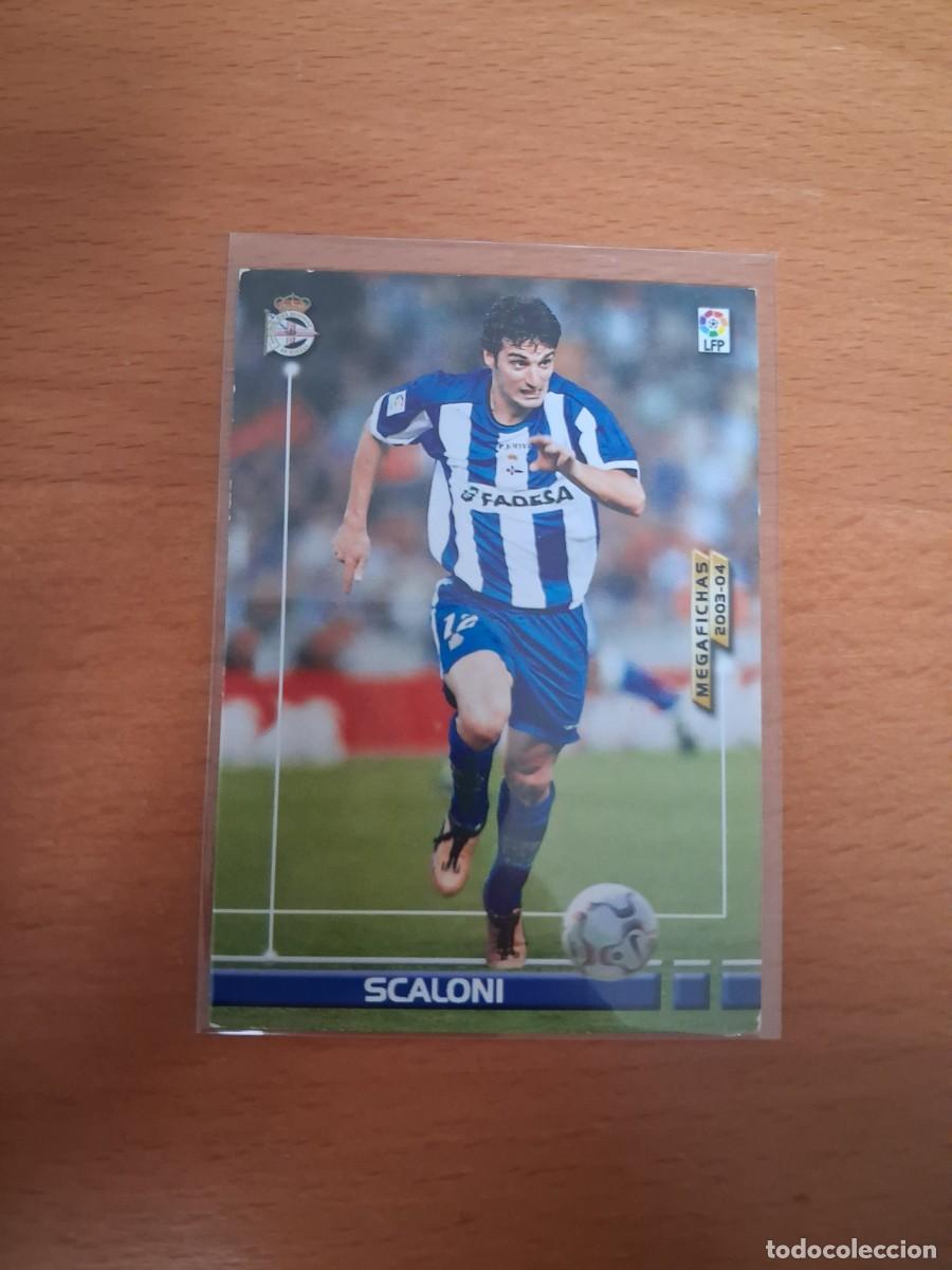 Cromos de F&uacute;tbol: Megafichas 2003 2004 03 04 RC Deportivo de la Coru&ntilde;a 117 Scaloni