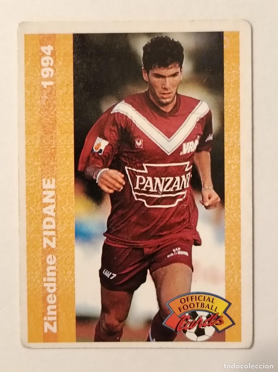 Cromos de F&uacute;tbol: #155 ZINEDINE ZIDANE (BORDEAUX) FOOTBALL CARD 1993/1994 PANINI