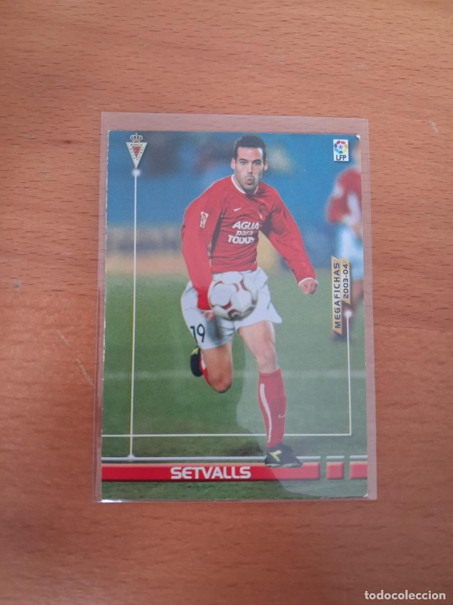 Cromos de F&uacute;tbol: Megafichas 2003 2004 03 04 Real Murcia CF 212 Setvalls