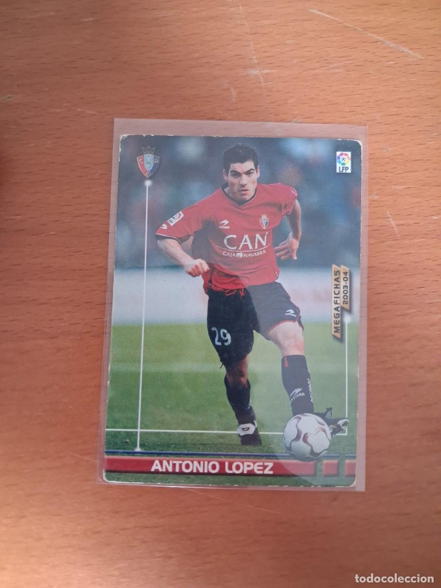 Cromos de F&uacute;tbol: Megafichas 2003 2004 03 04 CA Osasuna 223 Antonio Lopez