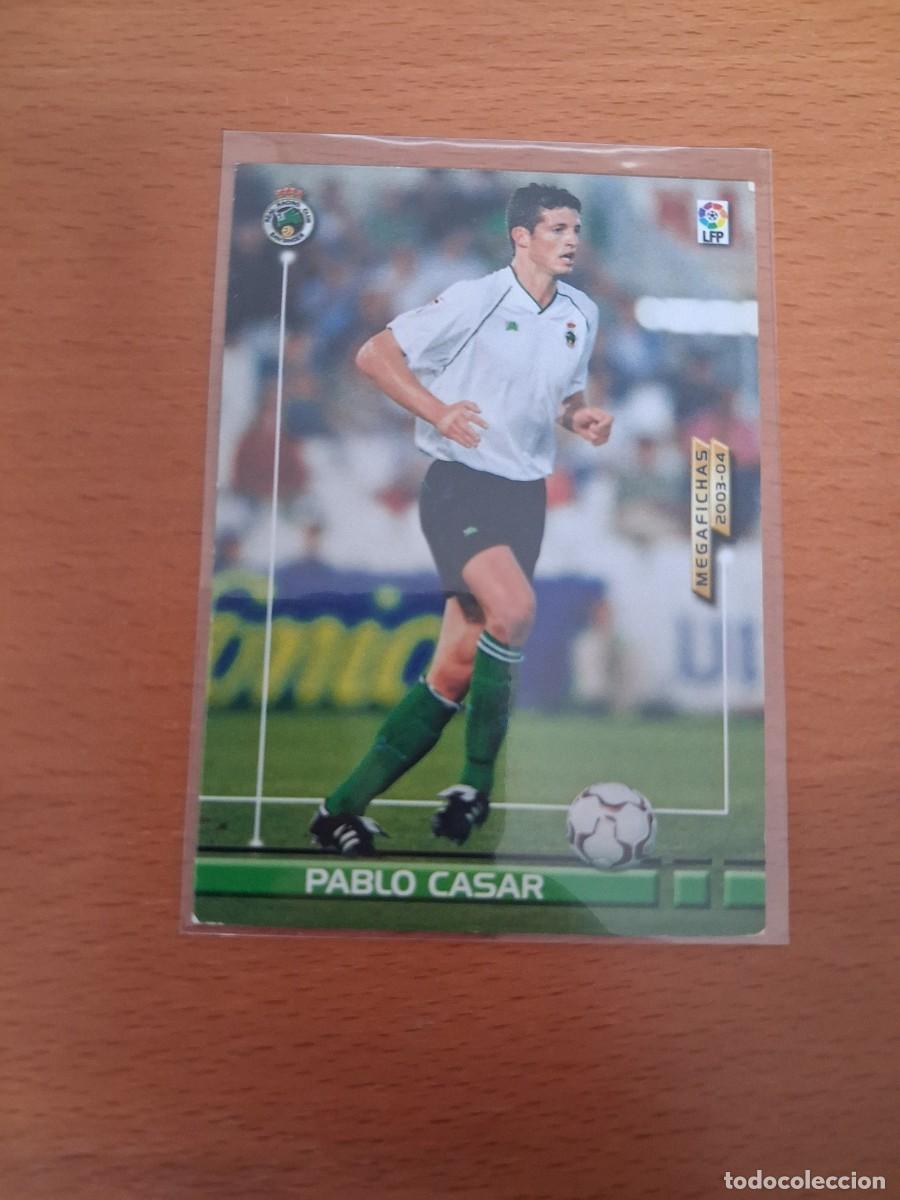 Cromos de F&uacute;tbol: Megafichas 2003 2004 03 04 Real Racing Club de Santander 242 Pablo Casar