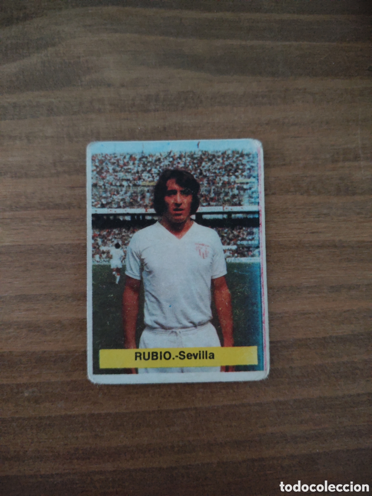 Cromos de F&uacute;tbol: Fini 75 76 sin pegar dep&oacute;sito MA Sevilla Rivas LEER