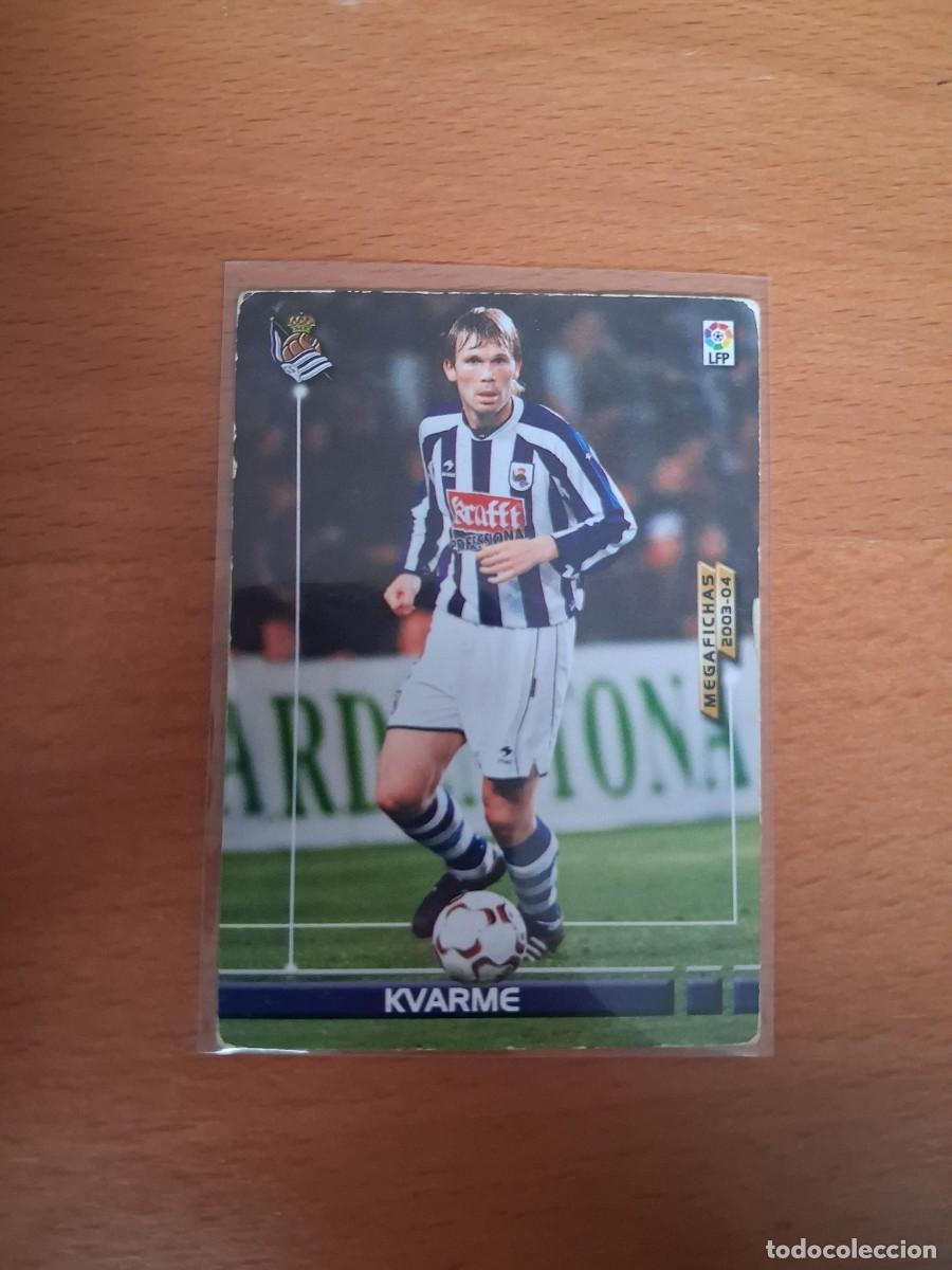 Fu&szlig;ball-Sticker: Megafichas 2003 2004 03 04 Real Sociedad CF 274 Kvarme
