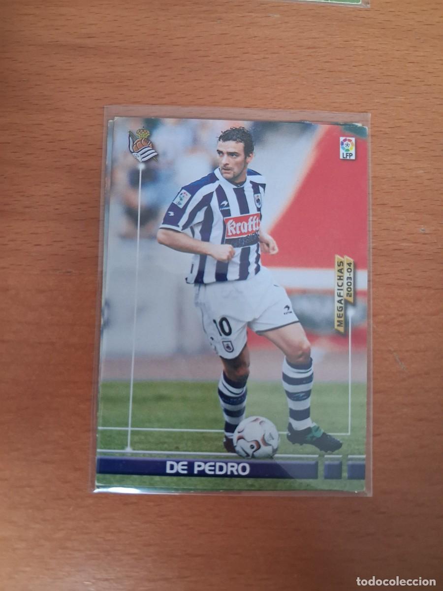 Fu&szlig;ball-Sticker: Megafichas 2003 2004 03 04 Real Sociedad CF 284 De Pedro