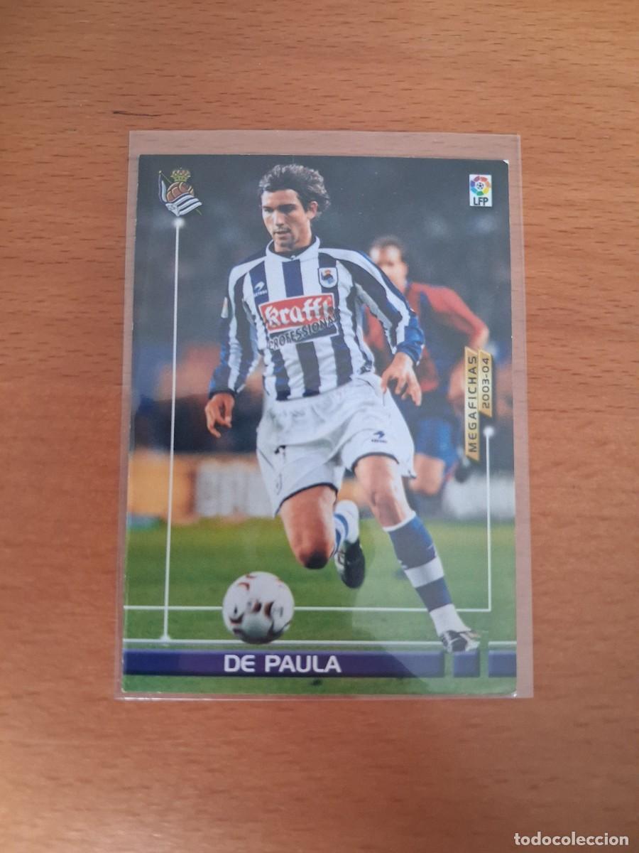 Football Stickers: Megafichas 2003 2004 03 04 Real Sociedad CF 287 De Paula
