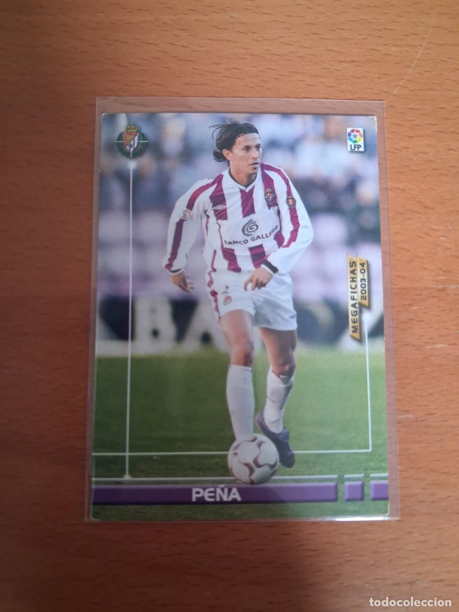 Football Stickers: Megafichas 2003 2004 03 04 Real Valladolid CF 310 Pe&ntilde;a