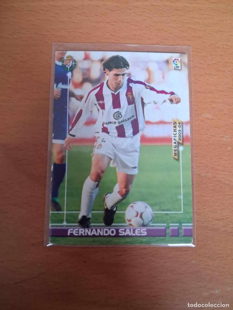 Football Stickers: Megafichas 2003 2004 03 04 Real Valladolid CF 320 Fernando Sales