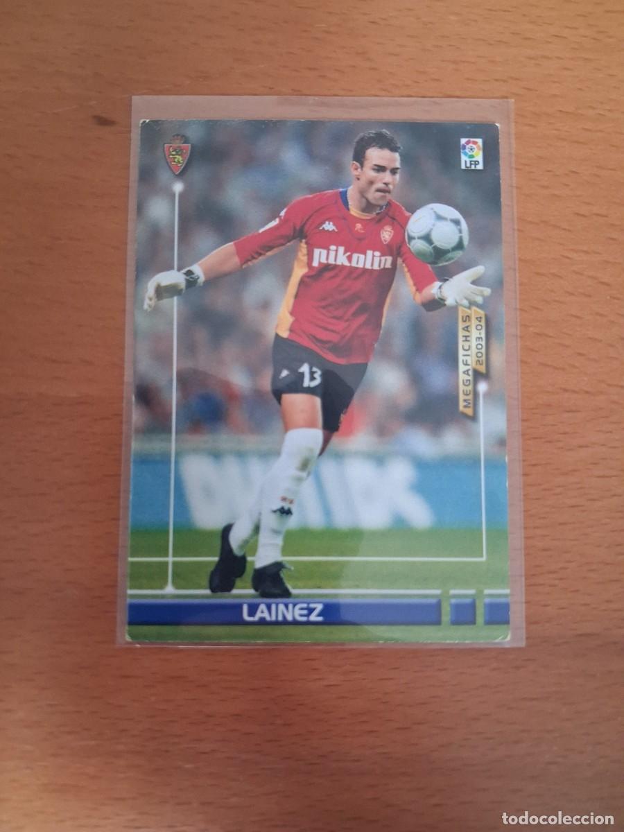 Football Stickers: Megafichas 2003 2004 03 04 Real Zaragoza 344 Lainez