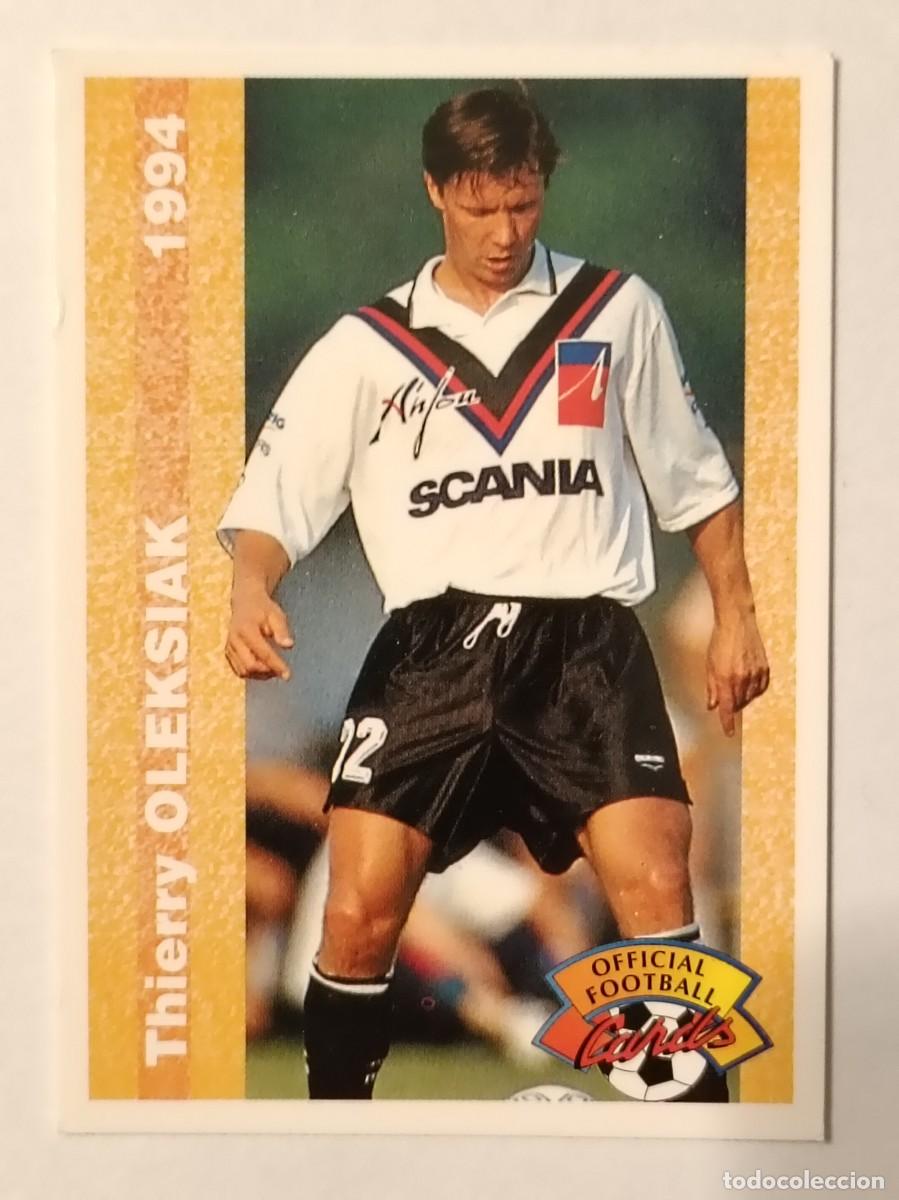 Football Stickers: #164 THIERRY OLEKSIAK (ANGERS) FOOTBALL CARD 1993/1994 PANINI