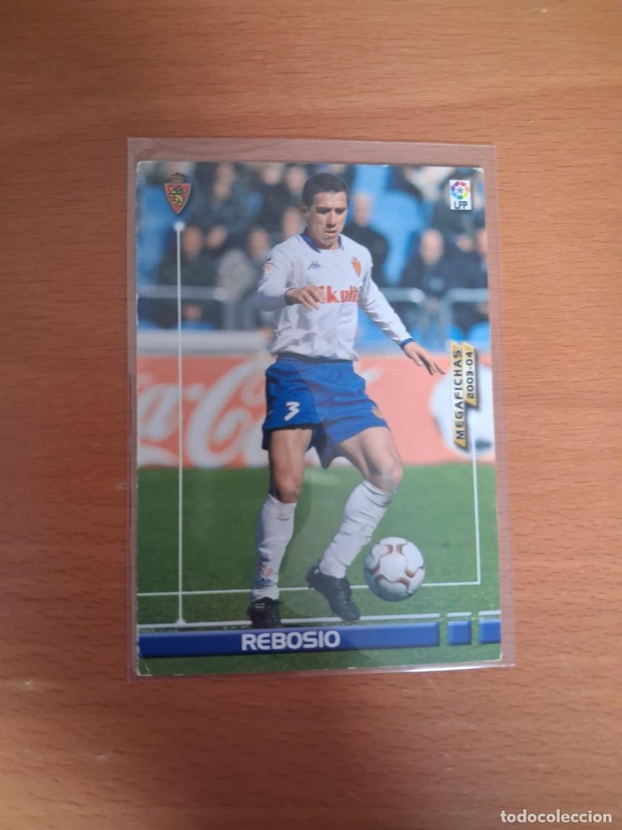 Football Stickers: Megafichas 2003 2004 03 04 Real Zaragoza 347 Rebosio