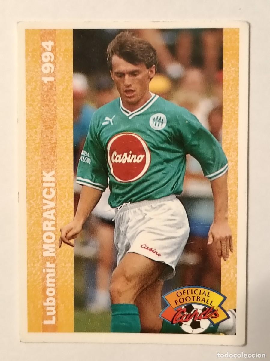 Football Stickers: #169 LUBOMIR MORAVCIK (SAINT-ETIENNE) FOOTBALL CARD 1993/1994 PANINI